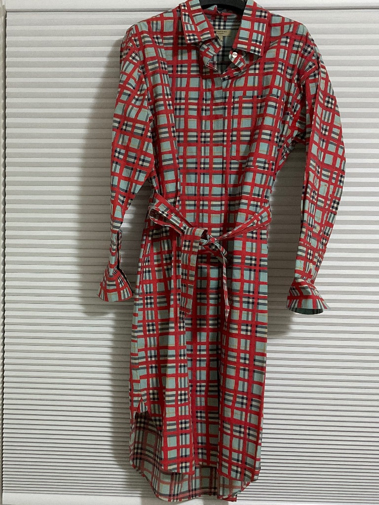 Burberry Check Belted Dress